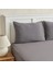 Motto Penye Tek Kişilik Fitted Çarşaf 100X200+30 cm Antrasit 2