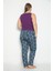 Vıshenka kadın Modal Baskılı Cepli Pijama Altı 3