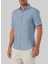 Düğmeli Yaka Mavi Erkek T-Shirt Mr Short Sleeve 1