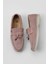 Pembe Süet Kadın Loafer 05WS101 1