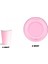 Makaron Pembe Karton Tabak Bardak 1