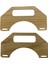 Ahşap Çanta Sapı Mdf Kulp Açık Meşe (1 Çift) 1