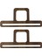 Ahşap Çanta Sapı Mdf Kulp Ceviz (1 Çift) 1