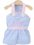Köpek Yazı Küçük Plaid Dress (Yurt Dışından) 1