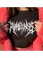Gothic Punk Siyah Yarım Kadın T-Shirt 1