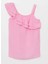 Pembe Basic Fırfır Detaylı Kız Çocuk Bluz KT002164 1