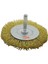 Tel Fırça Pimli Yassı 75MM Tel Fırça Temizleme Silme Fırçası 1