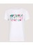 %100 Pamuk Lovely Baskılı T-shirt 5