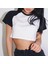 Reglan Kol Düz Beyaz Crop 1