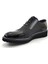 1566 Günlük Eva Taban Erkek Deri Ayakkabı-Siyah Rugan 3