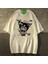 Beyaz Retro Mobile Kuromi (Unisex) T-Shirt 1