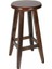 Yuvarlak Tabure Ceviz Renk 70 cm (Yükseklik) 3