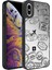 Apple iPhone XS Kılıf Aynalı Desenli Kamera Korumalı Parlak Mirror Kapak Seyahat Siyah 1