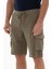 Erkek Regular Fit Kargo Cepli Parça Boyama Şort K21504278101 2