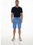 Erkek Regular Fit Kargo Cepli Parça Boyama Şort K21504278101 1