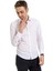 Erkek Slim Fit Dakron Yüksek Kalite Tam Kalıp Düğmeli Gömlek 2325 3