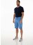 Erkek Regular Fit Kargo Cepli Parça Boyama Şort K21504278101 4
