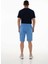 Erkek Regular Fit Kargo Cepli Parça Boyama Şort K21504278101 5