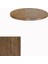 Werzalit Masa Tablası Yuvarlak 70CM - Rustik Dark 1