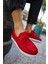 Mevsimlik Keten Ayakkabı 008 Kırmızı 1