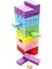 SNR Renkli Denge(Jenga) Oyunu,Ahşap Orta Boy 2