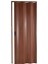 Akordiyon Kapı 177x184 Ceviz Camsız 12 mm Katlanır Akordeon PVC 2
