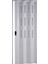 Akordiyon Kapı 132x198 Akçaağaç Camlı 12 mm Katlanır Akordeon PVC 2