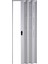 Akordiyon Kapı 132x198 Akçaağaç Camlı 12 mm Katlanır Akordeon PVC 3