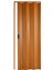 Akordiyon Kapı 102x190 Meşe Camsız 12 mm Katlanır Akordeon PVC 2