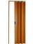 Akordiyon Kapı 102x190 Meşe Camsız 12 mm Katlanır Akordeon PVC 3