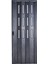 Akordiyon Kapı 177x188 Karaağaç Camlı 12 mm Katlanır Akordeon PVC 1