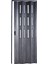 Akordiyon Kapı 177x188 Karaağaç Camlı 12 mm Katlanır Akordeon PVC 2