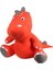 Dada Toys Dünyası Dino Peluş Oyuncak Turuncu 80 cm 1