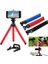 Ahtapot Selfie Tripod Telefon Tutucu Akrobat Stand Çubuğu 1