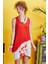 Bohem Stil Kısa Salaş Tunik Elbise 3