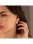 925 Ayar Gümüş Kalp Desenli Ear Jacket Gümüş Küpe 3