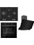 Fryart Serisi Airfry Pişirme Siyah Set (ED075 + XE63CS +D063 ) 1