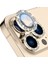 Buff iPhone 14 Pro / 14 Pro Max Diamond Lens Koruyucu Gold 1