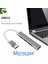 Slim Kasa 3.0 4 Port Usb Girişli Usb Çoğaltıcı 4 USB Girişli Alüminyum Çoklayıcı AL3789 4