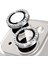Buff iPhone 14 / 14 Plus Diamond Kamera Lens Koruyucu Silver 1