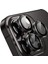 Buff iPhone 13 Pro / 13 Pro Max Kamera Metal Lens Koruyucu Black 1