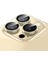 Buff iPhone 14 Pro Max / 14 Pro Kamera Metal Lens Koruyucu Gold 3
