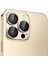 Buff iPhone 14 Pro Max / 14 Pro Kamera Metal Lens Koruyucu Gold 4