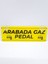 Arabada Gaz Pedal Yazılı Dekor Pleksi Plaka 2