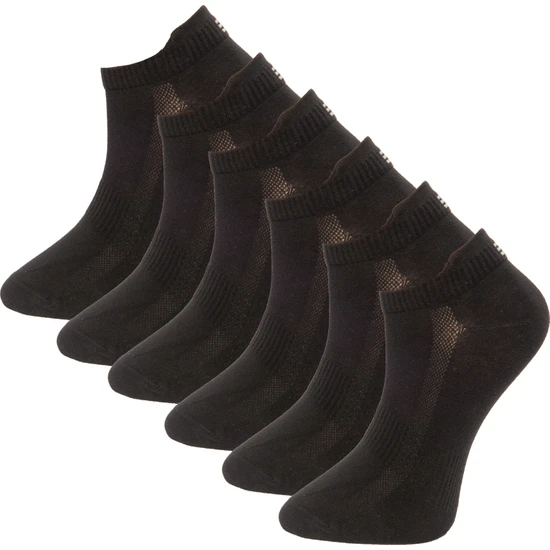 Durasocks Erkek-Kadın Uniseks Patik Çorap, Antibakteriyel, Spor, Esnek,  Dikişsiz Çorap (6 Çift)