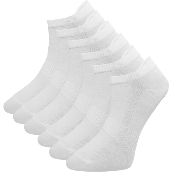 Durasocks Erkek-Kadın Uniseks Patik Çorap, Antibakteriyel, Spor, Esnek,  Dikişsiz Çorap (6 Çift)