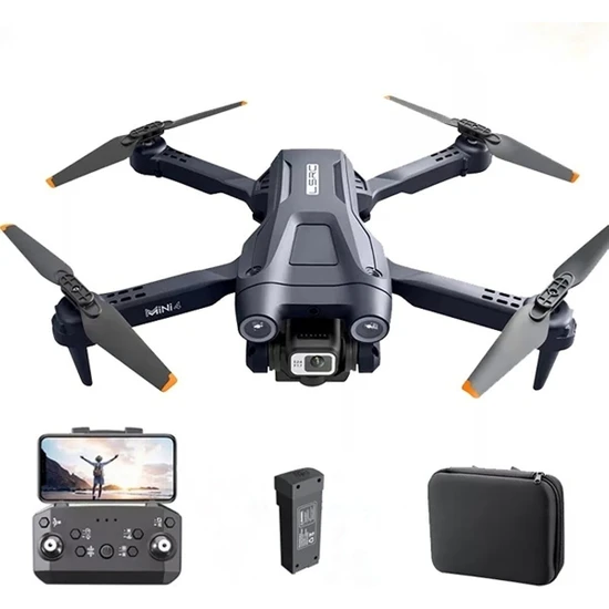 DroneEm X Yeni 2023 Rc Drone 4K Çift Kamera 30 Dakikaya Kadar Uçuş Süresi Taşıma Çantası