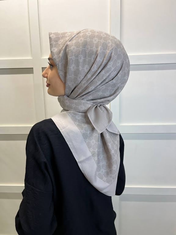 Aker Elegance Monogram Eşarp 1090500 görsel 5