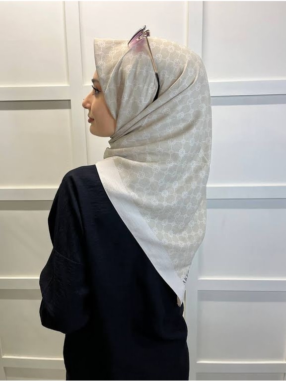 Aker Elegance Monogram Eşarp 1090500 görsel 8
