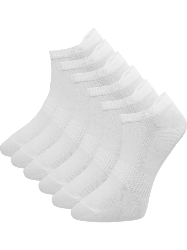 Durasocks Erkek-Kadın Uniseks Patik Çorap, Antibakteriyel, Spor, Esnek,  Dikişsiz Çorap (6 Çift)